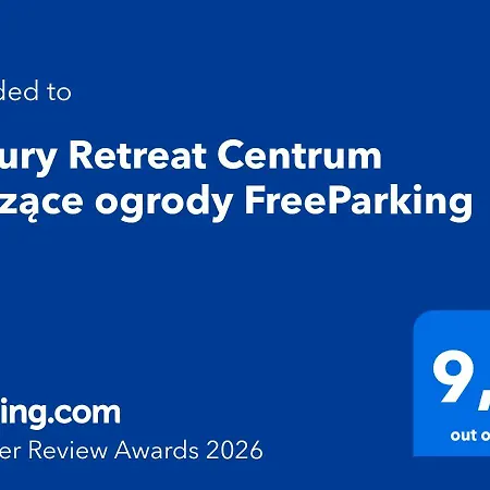 Luxury Retreat Centrum Wiszace Ogrody Freeparking Lodz